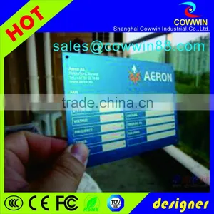 2016 Bulk Custom Printing Steel Nameplate With Serial Number thumbnail-3
