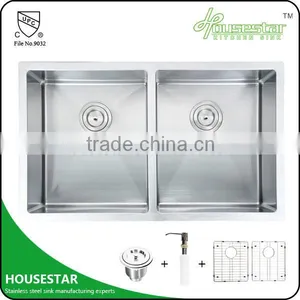 Undermount Stainless Steel Double Bowl Kitchen Sink With CUPC From USA thumbnail-1