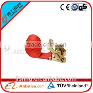 Ratchet Tie Down Strap With S Hook thumbnail-2