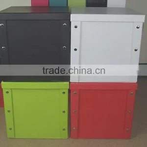 Varies Colours Decorative Foldable Paper Storage Boxes With Lids thumbnail-1