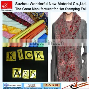 Washable Heat Transfer Hot Stamping Foil for Fabric and Garment thumbnail-4