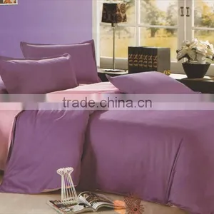 2015 Hot Microfiber Solid Color Match Bedding Set Plain Color thumbnail-4