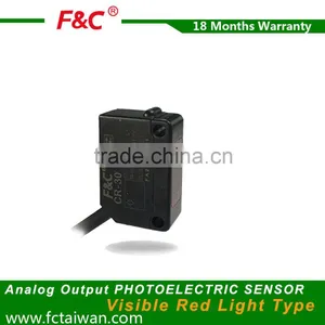 F&C Red Visible Light Analog Output Diffuse Photo Sensor thumbnail-1