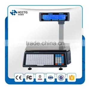 Chinese Manual Commercia Weighing Scales With Laser Barcode Printer --HLS1000 thumbnail-1