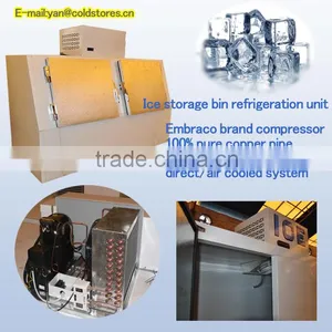 Ice Store Bin With Double Doors/bevel Design/top Compressor thumbnail-2