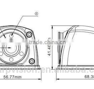 9 Inch Color Quad System for Bus thumbnail-4