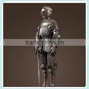 Resin Gothic Armour Knight Figurine Gothic Armour Knight Statue for Home Decoration thumbnail-3