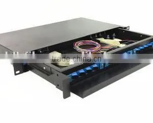 Siecor Fiber Optic Patch Panel, 48 Port Fiber Optic Patch Panel, Fiber Optic Box thumbnail-3