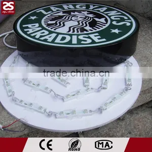 LED Acrylic Double Sides Round Vacuum Formed Display Light Box for Chain Shop thumbnail-6