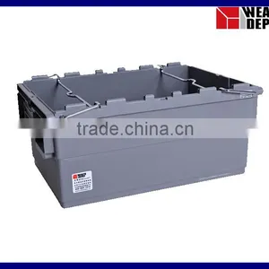 600*400*260mm Heavy Duty Plastic Bin With Bars for Material Hnakding thumbnail-1