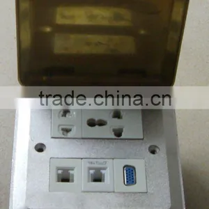 New Design Gold Waterproof Power Floor Socket thumbnail-1