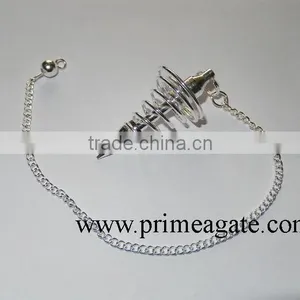 Silver Coil Metal Pendulums thumbnail-2