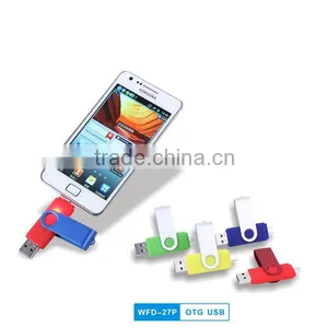 Swivel Otg Usb Pen Drive, Wholesale Otg Usb Stick, Popular 2 in 1 Usb Flash Drive (support Support Smart Phone and Tablet PC) thumbnail-3