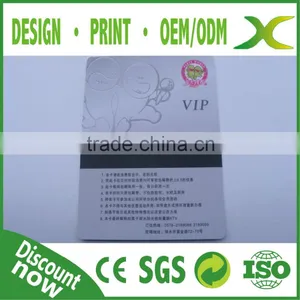 Free Design~~~!!! Membership Golden Number Plastic Cards/Plastic VIP Card With CMYK Printing thumbnail-5