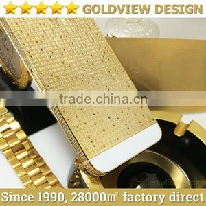 Lower Price High Quality Gold Color Housing Kit for Iphone 5 thumbnail-1