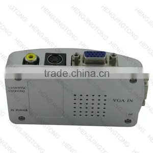 VGA to High Resolution RCA TV Composite Video S Video Converter Conversion Box thumbnail-3