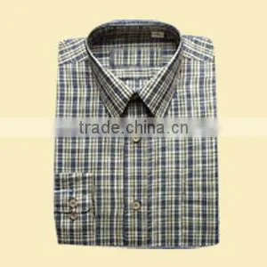 100% Cotton Plaid Men's Shirt thumbnail-1