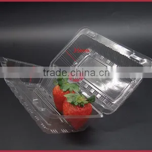 Disposable Plastic BOPS Food Packaging Box for Fresh Fruit Cake Pie,etc. thumbnail-3