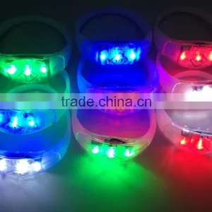 LED Light Silicon Wristband, Wristband With Led, Led Flashing Silicon Wristband For Party thumbnail-3