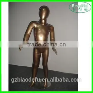 Wholesale Lovely Mini Size Plastic Golden Mannequin Children Mannequin thumbnail-1