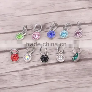 Mixed Round Crystal Dangling Beads For Jewelry Making European Style Findings thumbnail-1