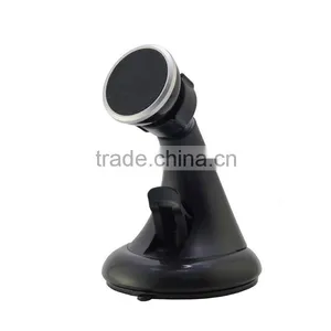 Universal Car Windshield Mount Mobile Holder Magnetic Phone Cradles Safe Drive Fully Adjustable One Key Lock thumbnail-1