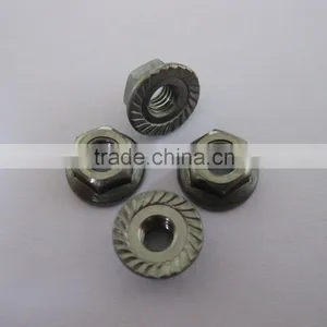 DIN6923 Flange Nut With CR3 Zinc Plated thumbnail-1