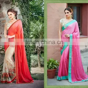 Summer Party Wear Bridal Collection Saree thumbnail-1
