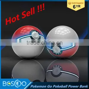 New 12000mAh Pokemons Go Ball Power Bank Magic Ball Charger Double USB Port for All Phones thumbnail-1