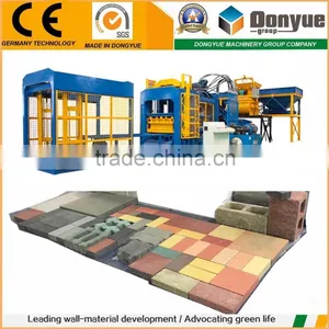 Dongyue QT4-15C Hydraulic Automatic Cement Brick Making Machine Price thumbnail-3