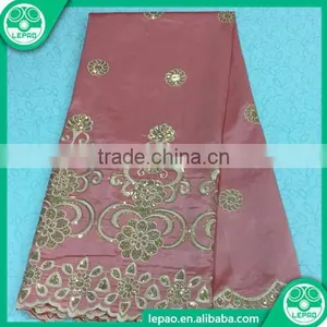 High Quality African Lace Fabrics,african Raw Silk George Lace Fabrics thumbnail-2
