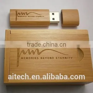 Customized Box and Wood USB Flash Drive 1GB 2GB 4GB 8GB 16GB 32GB Wedding Gift thumbnail-6