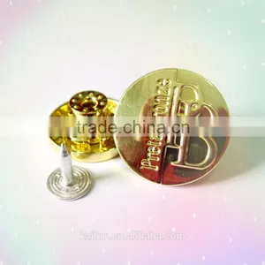 2016 Hot Sale Gold Color Jeans Button for Brazil thumbnail-1