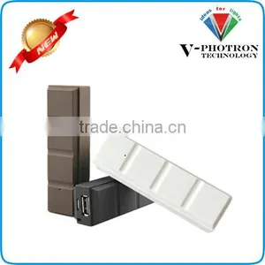 2014 New Promotional Chocolate Style Power Bank With Key Chain thumbnail-1