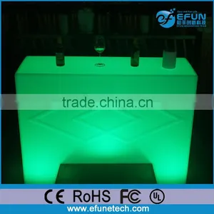 New Fashion Design Plastic Illuminated Rechargeable Bar Furniture Table,mini Led Electronic Counter thumbnail-1