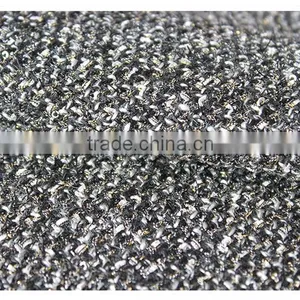 Wholesale Gold Metallic Woven Jacquard Wool Fabric, Woven Dress Fabric for Girls thumbnail-4