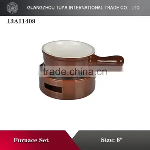 2015 Hot Sale Unique Ceramic Cheese Fondue Set thumbnail-4