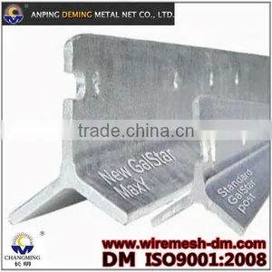 Hot Dip Galvanized and Paint Dark Green Steel Y Fence Post for Middle East and Israel Market thumbnail-2