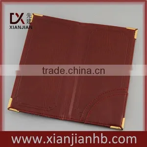 Custom Made Hotel Restaurant Metal Fasten Bill Folders With Sleeves (XJJD14) thumbnail-3