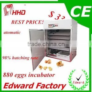 HHD Best Price and 98% Hatching Rate Automatic 800 Eggs Quail Farm Equipment For Sale of High Quality thumbnail-1