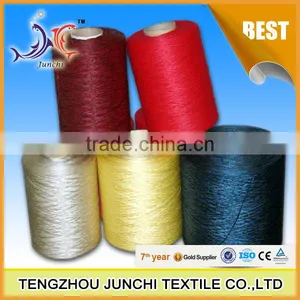 Raw White Polyester Yarn / 100% Polyester Spun Yarn / Polyester Close Virgin Yarn thumbnail-6