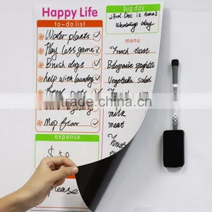 Custom Fridge Magnets Dry Erase Sheet Magnetic Calendar Weekly Planner to do List Shopping List thumbnail-6