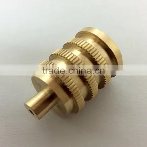Customized High Precision Cnc Brass Inside Thread Knurled Part thumbnail-1