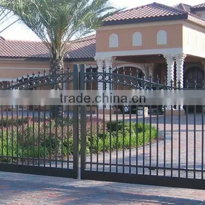 Aluminum/ High Quality Steel or Aluminium Fence Balcony Safety Gate/gates and Steel Fence Design/aluminum Sliding Door thumbnail-1