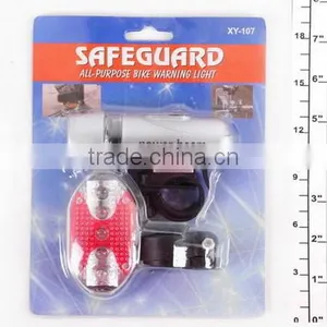 Hot Seller Promotional Outdoor Led ABS Multifunctional Bicycle Light Including Back and Front Light Rear Light Warning Light thumbnail-1