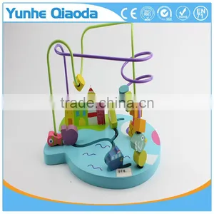 Early Learning Wooden Play Toys the Mouse Beads Maze thumbnail-5