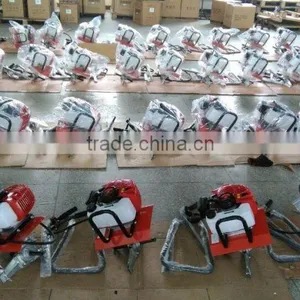 Mini Tiller Rotovator Machine With 2-stroke Motor Cultivator thumbnail-3