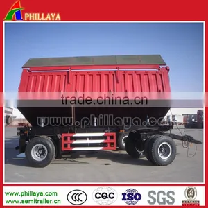 15ton 20ton Side Tipping Full Trailer Side Dump Full Trailer thumbnail-1