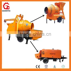 Chinese Manufacturer Portable Mobile Electric Concrete Mixer and Pump for Sale thumbnail-1