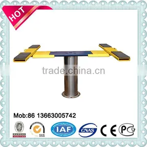 One Cylinder Hydraulic Lift Type and Single Post Design Mobile Single Post Lift thumbnail-2